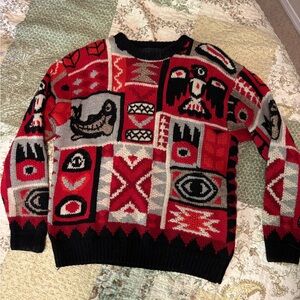 Vintage 💯 Wool Alaskan Tribal Sweater